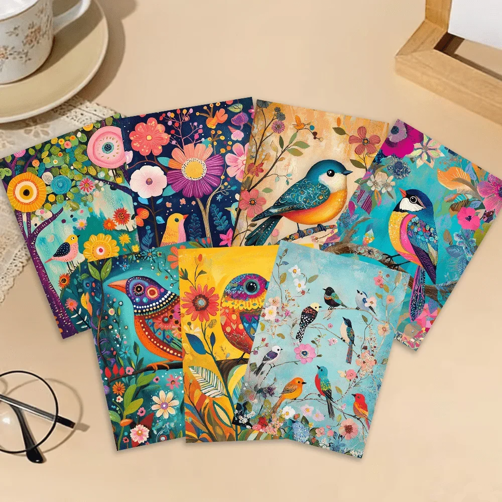 32pcs, colorful birds, postcards, decoration/greeting cards/postcards, high-definition printing, collectible and mailable
32pcs, colorful birds, postcards, decoration/greeting cards/postcards, high-definition printing, collectible and mailable