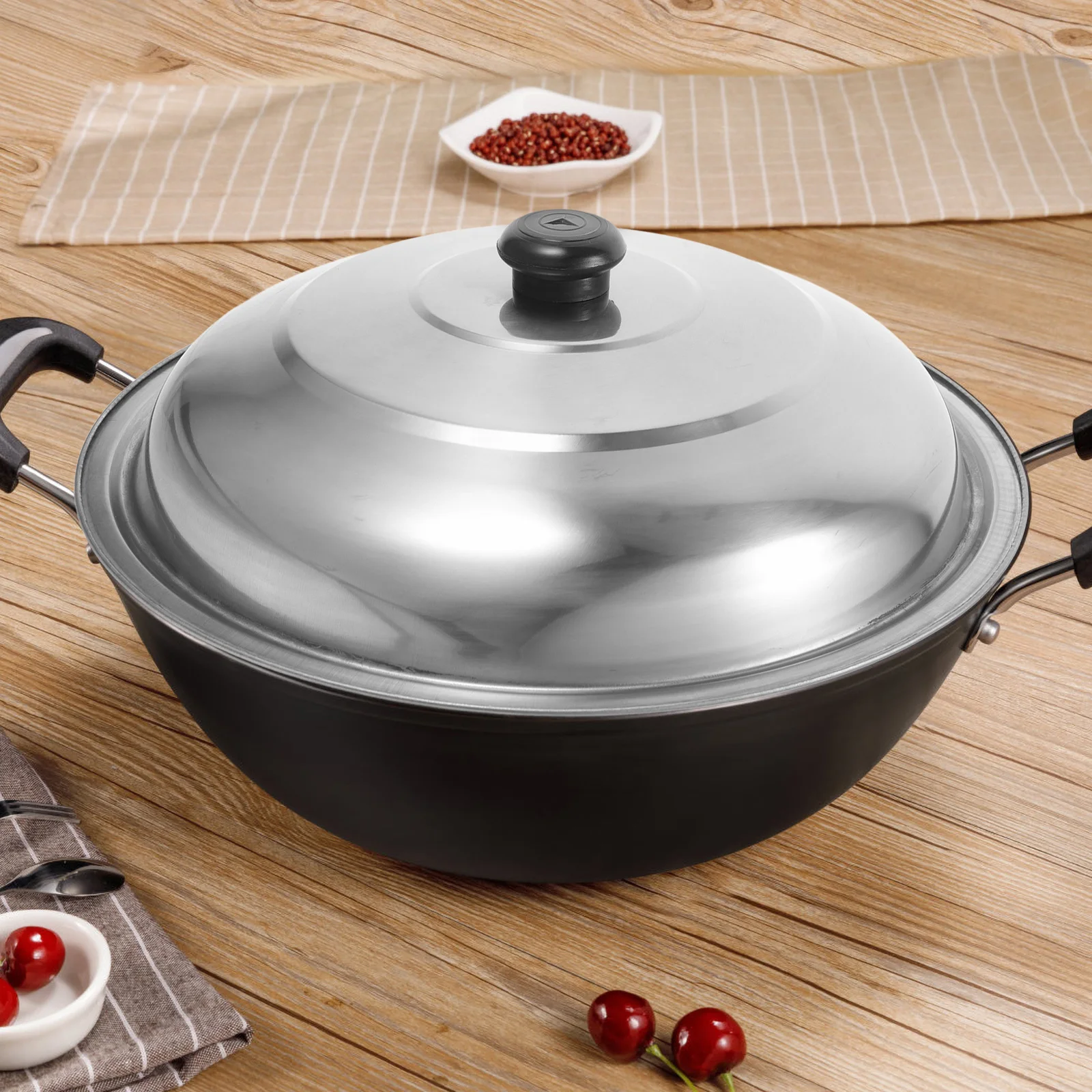 Universal Stainless Steel Pot Lid Raised Cover for Frying Pan Woks Kitchen Pot Lid Replacement Cooking Essential
Universal Stainless Steel Pot Lid Raised Cover for Frying Pan Woks Kitchen Pot Lid Replacement Cooking Essential