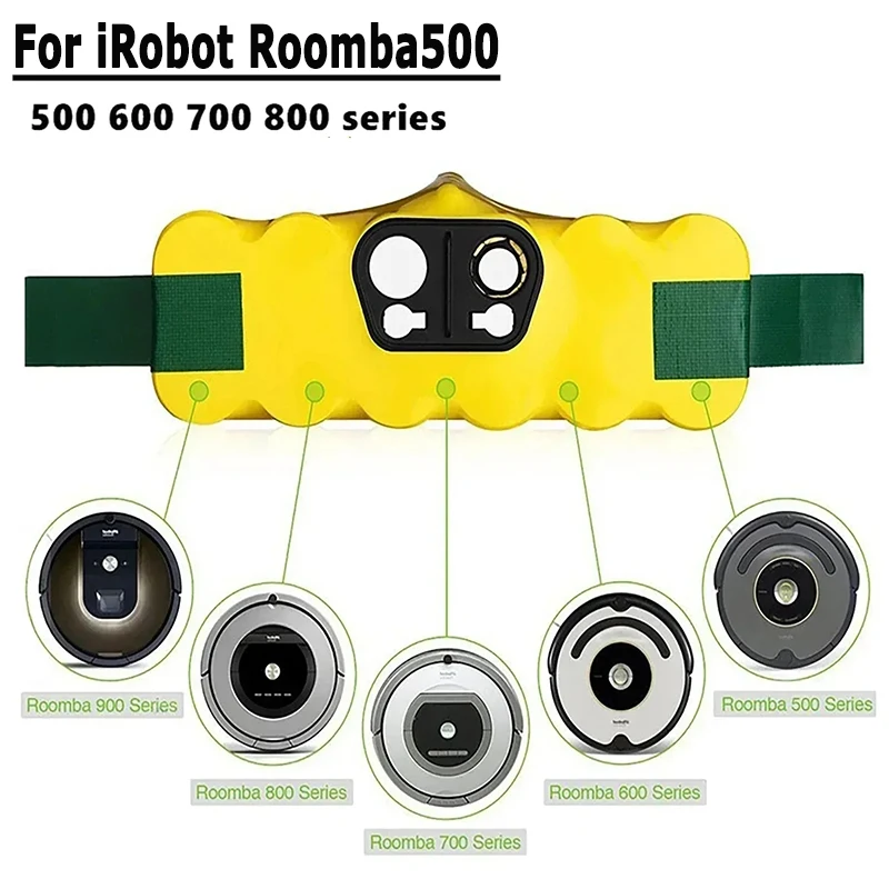 14.4V Battery For iRobot Roomba 12800mAh Battery For iRobot Roomba 500 600 700 800 900 series 14.4 V 620 650 770 780 580 Battery
14.4V Battery For iRobot Roomba 12800mAh Battery For iRobot Roomba 500 600 700 800 900 series 14.4 V 620 650 770 780 580 Battery
