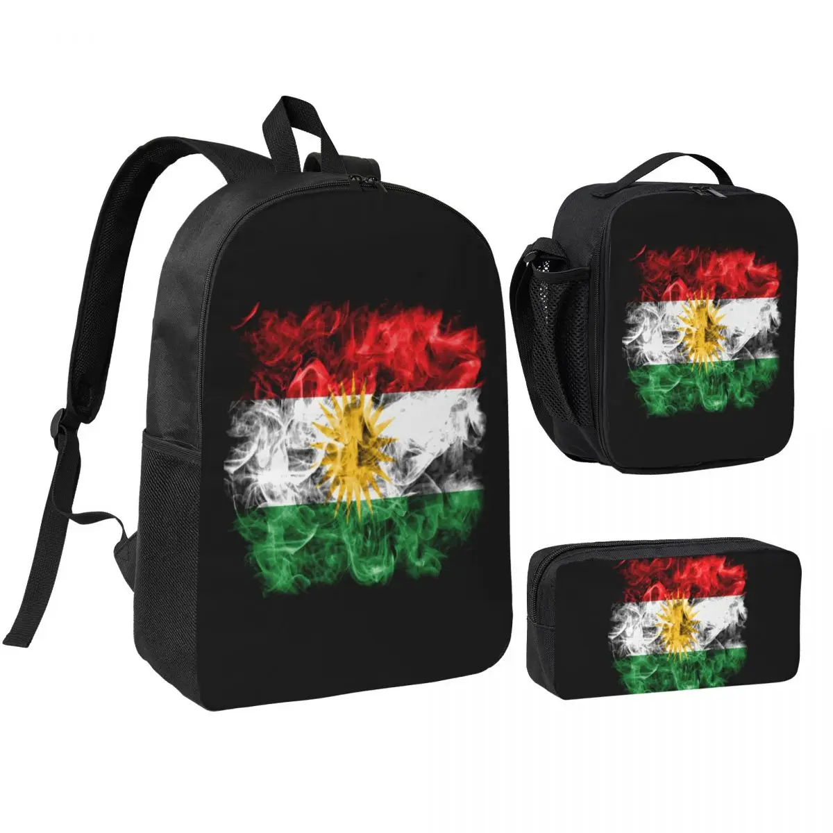 Kurdistan Flag Backpack Student BookBag School Bag Shoulder Bags 3ps Insulated Lunch Bag Pencil Case
Kurdistan Flag Backpack Student BookBag School Bag Shoulder Bags 3ps Insulated Lunch Bag Pencil Case
