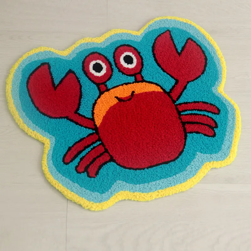 Plush Crab Rug Children Bedroom Decor Carpet Cute Ocean Animal Non-slip Bedside Floor Mat Doormat Kid Boys Birthday Gifts
Plush Crab Rug Children Bedroom Decor Carpet Cute Ocean Animal Non-slip Bedside Floor Mat Doormat Kid Boys Birthday Gifts