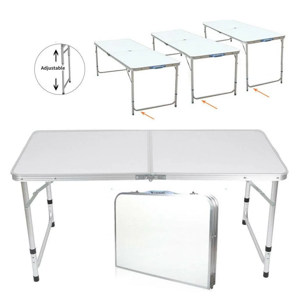4ft Aluminum Camping Folding Table Portable Office Camping Picnic
4ft Aluminum Camping Folding Table Portable Office Camping Picnic