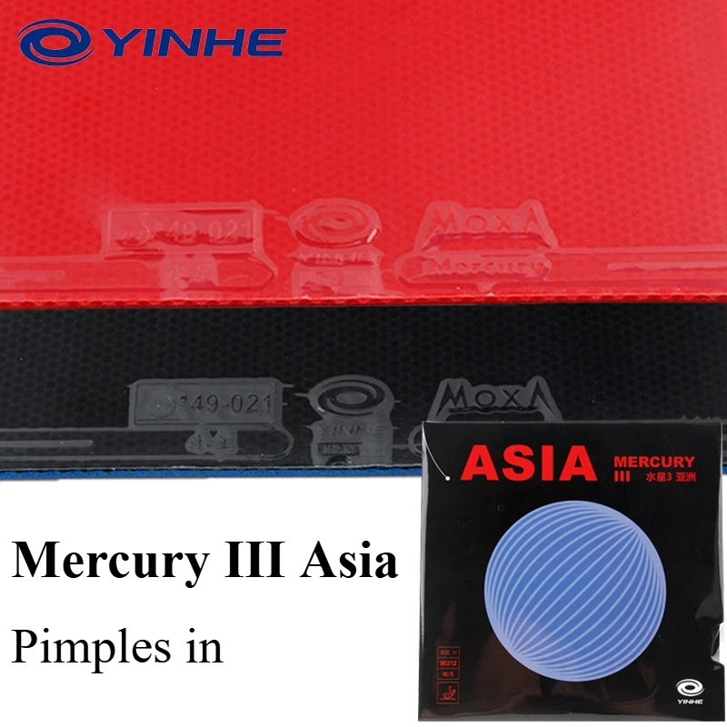 YINHE MERCURY III ASIA Table Tennis Rubber Sheet Tacky Pips in Offensive Pingpong Rubber with Cake Sponge for Fast Attack + Loop
YINHE MERCURY III ASIA Table Tennis Rubber Sheet Tacky Pips in Offensive Pingpong Rubber with Cake Sponge for Fast Attack + Loop