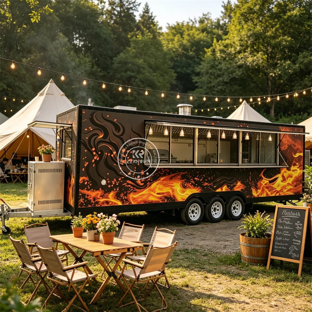 Factory OEM Mobile Food Trailer Mobile Restaurant Truck Ready To Operate Fried Chicken Burger Fast Food Truck
Factory OEM Mobile Food Trailer Mobile Restaurant Truck Ready To Operate Fried Chicken Burger Fast Food Truck