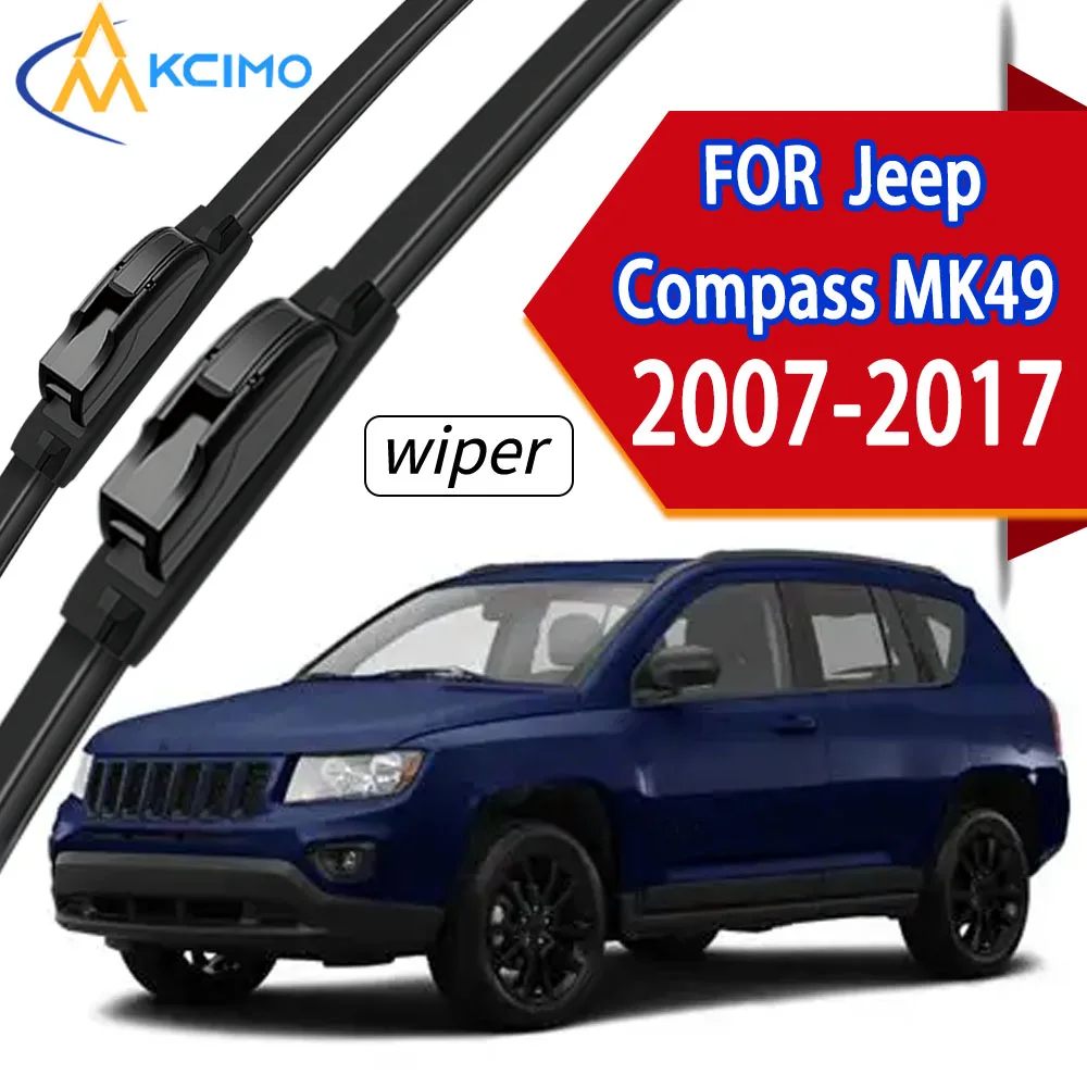 Premium OEM Style Front Windscreen Wiper Blades with Durable Rubber for Jeep Compass MK49 2007-2017
Premium OEM Style Front Windscreen Wiper Blades with Durable Rubber for Jeep Compass MK49 2007-2017