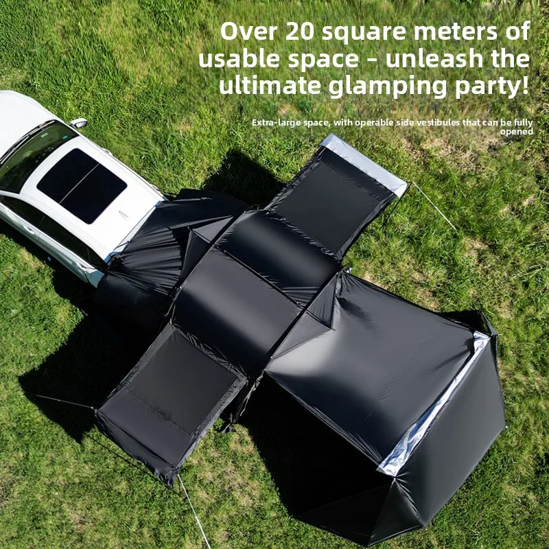 Automatically Build Tent Thickened Oxford Breathable Rainproof Tent Car Rear Extension Tent with Aluminum Alloy Support Car Tent
Automatically Build Tent Thickened Oxford Breathable Rainproof Tent Car Rear Extension Tent with Aluminum Alloy Support Car Tent