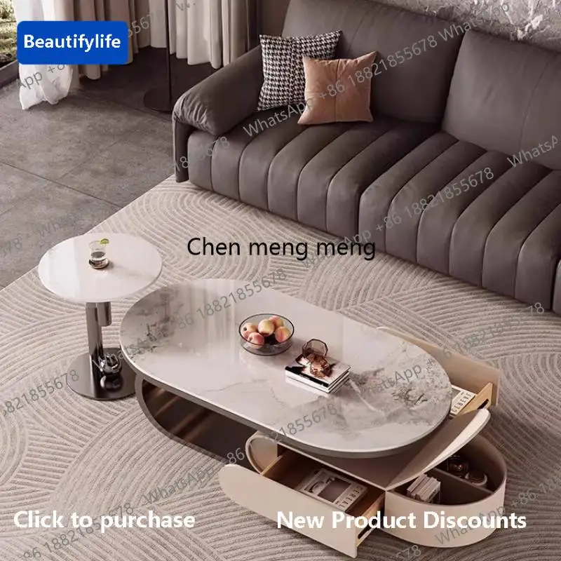 Кофейный столик A56 с выдвижным ящиком, дизайнерский, европейский, минималистичный, компактный, белый, для гостиной, мебель для дома
Кофейный столик A56 с выдвижным ящиком, дизайнерский, европейский, минималистичный, компактный, белый, для гостиной, мебель для дома