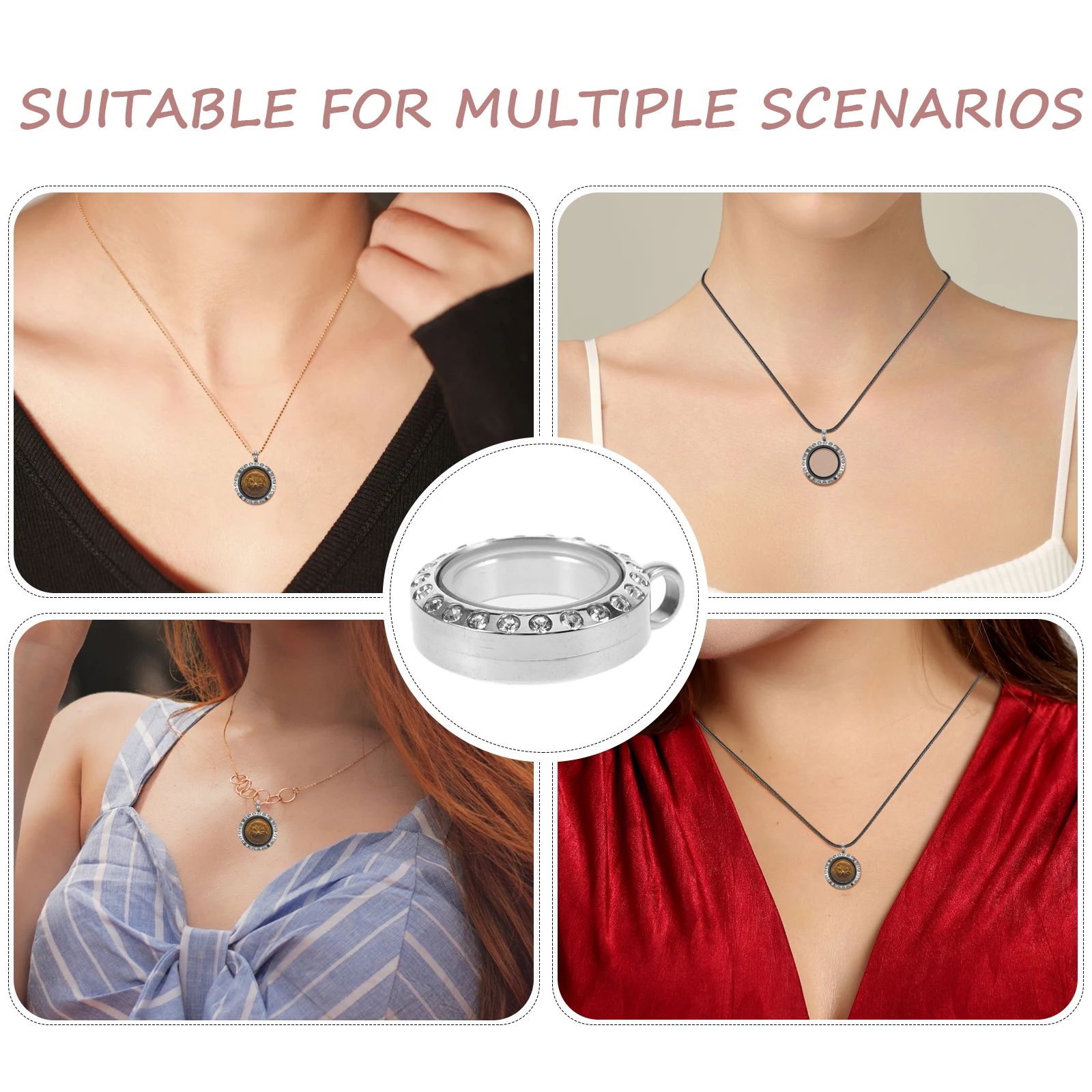 Stainless Steel 20mm Round Photo Locket Pendant Necklace Holder Custom Jewelry Pendants Accessories
Stainless Steel 20mm Round Photo Locket Pendant Necklace Holder Custom Jewelry Pendants Accessories