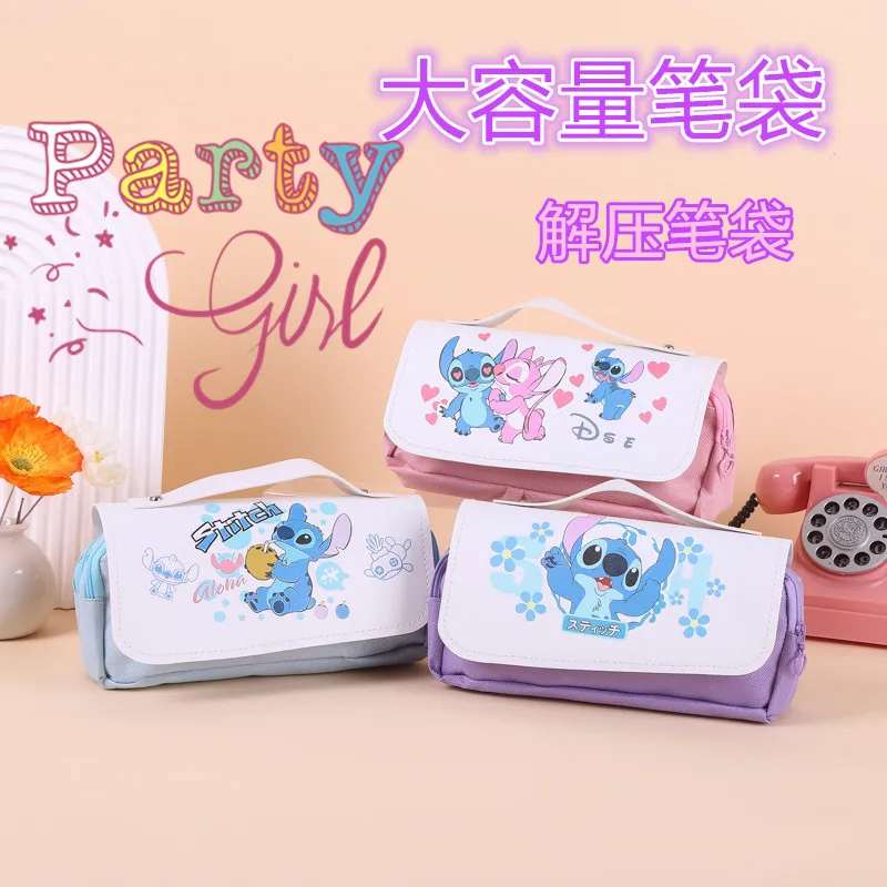Stitch Disney Pencil Case Stationery Box Pen Bag Primary Cartoon Anime Pencil Case Secondary School Student School Bag Gifts
Stitch Disney Pencil Case Stationery Box Pen Bag Primary Cartoon Anime Pencil Case Secondary School Student School Bag Gifts