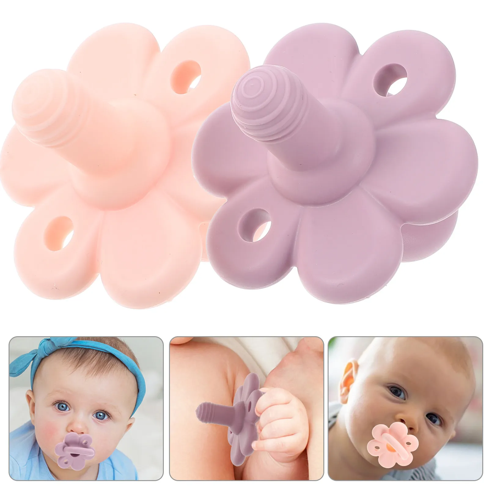 Силиконовые соски-пустышки для новорожденных, 2 шт., успокаивающие соски-пустышки с круглым цветочным дизайном, мягкие, эластичные, безопасные
Силиконовые соски-пустышки для новорожденных, 2 шт., успокаивающие соски-пустышки с круглым цветочным дизайном, мягкие, эластичные, безопасные