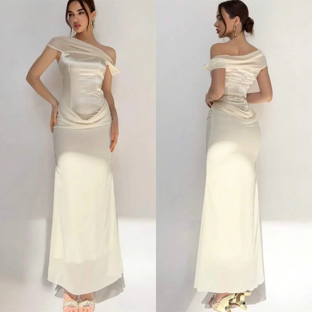 Customized Modern White Jersey Evening Dress High Quality One Shoulder Sleeveless Homecoming Dress Fashion Vestido De Festa
Customized Modern White Jersey Evening Dress High Quality One Shoulder Sleeveless Homecoming Dress Fashion Vestido De Festa