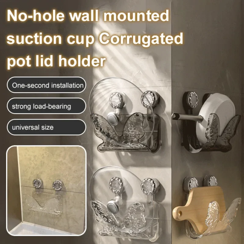 Plastic Corrugated Suction Cup Pot Lid Rack Wall Mounted Reusable Cutting Board Rack Punch-free Pot Lid Storage Rack Restaurant
Plastic Corrugated Suction Cup Pot Lid Rack Wall Mounted Reusable Cutting Board Rack Punch-free Pot Lid Storage Rack Restaurant