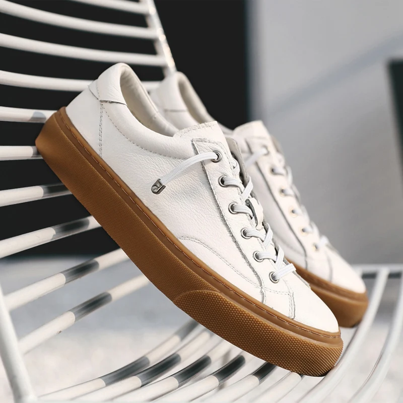 Men Sports Skateboard Shoes Men Shoes Leather Luxury White Sneakers Trendy Comfortable Casual Thick Sole Oxford Shoes Moccasin
Men Sports Skateboard Shoes Men Shoes Leather Luxury White Sneakers Trendy Comfortable Casual Thick Sole Oxford Shoes Moccasin