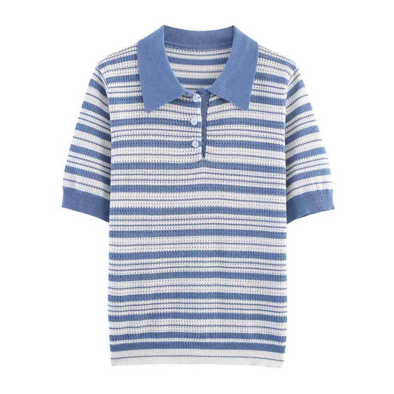 TRAFZR Women's Striped Polo Pulovers 2025 Golf Wear New Shirt Y2k Blouse Aesthetic Shirts Top Smooth Tops Short Sleeve T-shirt
TRAFZR Women's Striped Polo Pulovers 2025 Golf Wear New Shirt Y2k Blouse Aesthetic Shirts Top Smooth Tops Short Sleeve T-shirt