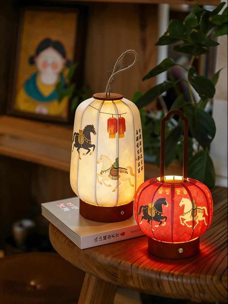 Decorative Lanterns Chinese Zodiac Year Festive Atmosphere Tabletop Decoration round Handheld Touch Control Paper Cover...
Decorative Lanterns Chinese Zodiac Year Festive Atmosphere Tabletop Decoration round Handheld Touch Control Paper Cover...