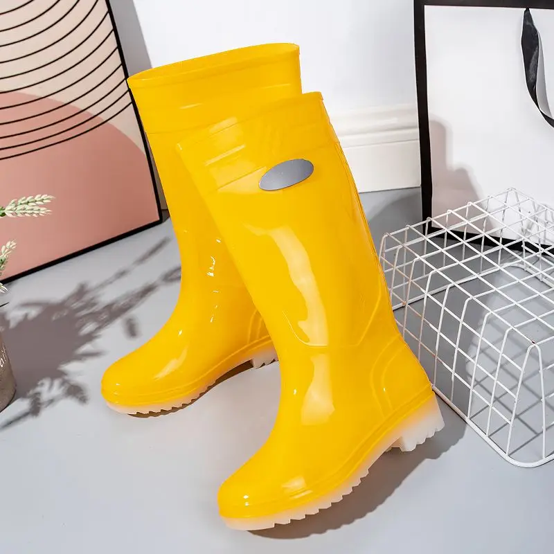 Women's High Rain Boots Waterproof Anti Slip Wear Resistant for Work Farming Gardening Kitchen Low Heel Rubber Boots
Women's High Rain Boots Waterproof Anti Slip Wear Resistant for Work Farming Gardening Kitchen Low Heel Rubber Boots