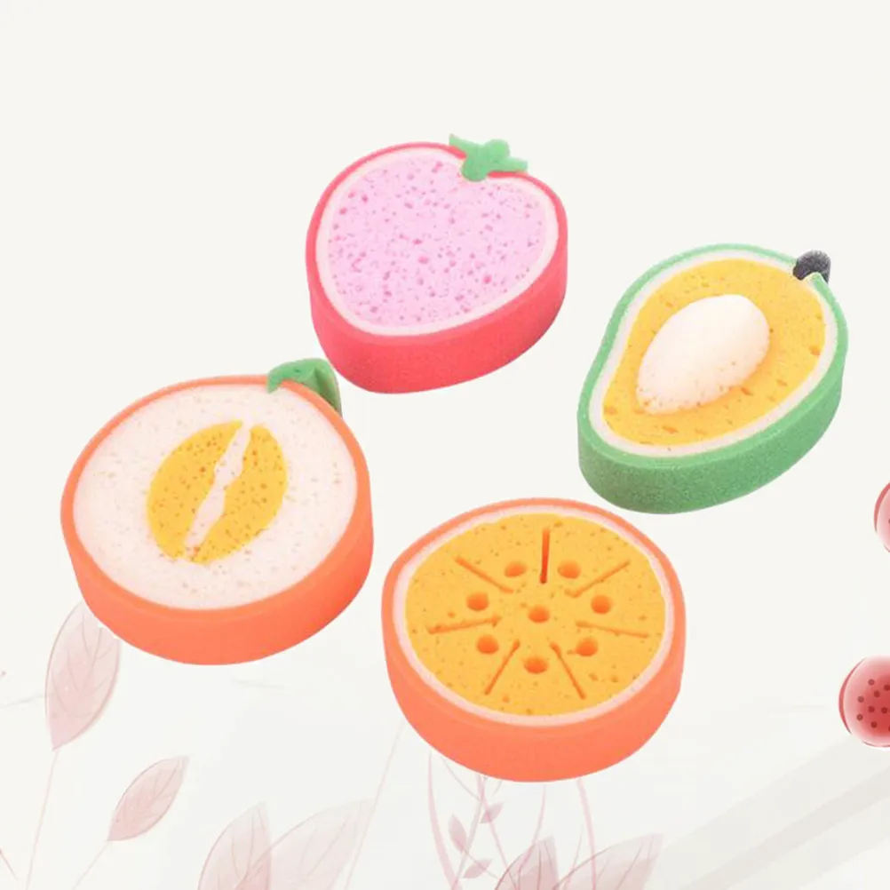4Pcs Creative Fruit Design Bath Sponge Soft Body Scrubber Foam Maker Dead Skin Removal Relaxing Bath Tool for Kids
4Pcs Creative Fruit Design Bath Sponge Soft Body Scrubber Foam Maker Dead Skin Removal Relaxing Bath Tool for Kids