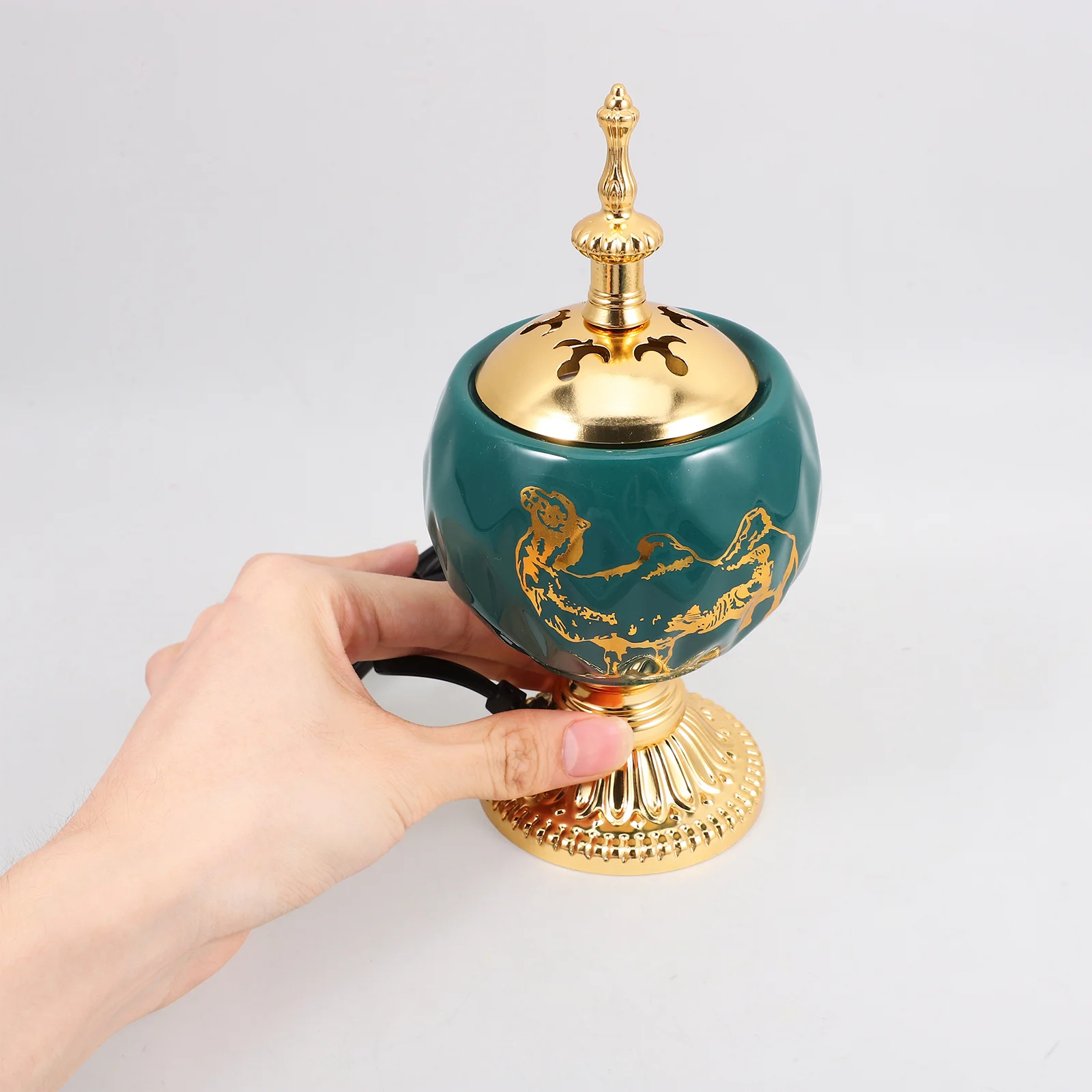 Plug In Incense Burner Electric Censer Holder For Home Office 220V Eu Plug Desktop Aroma Burner Table Ornament
Plug In Incense Burner Electric Censer Holder For Home Office 220V Eu Plug Desktop Aroma Burner Table Ornament