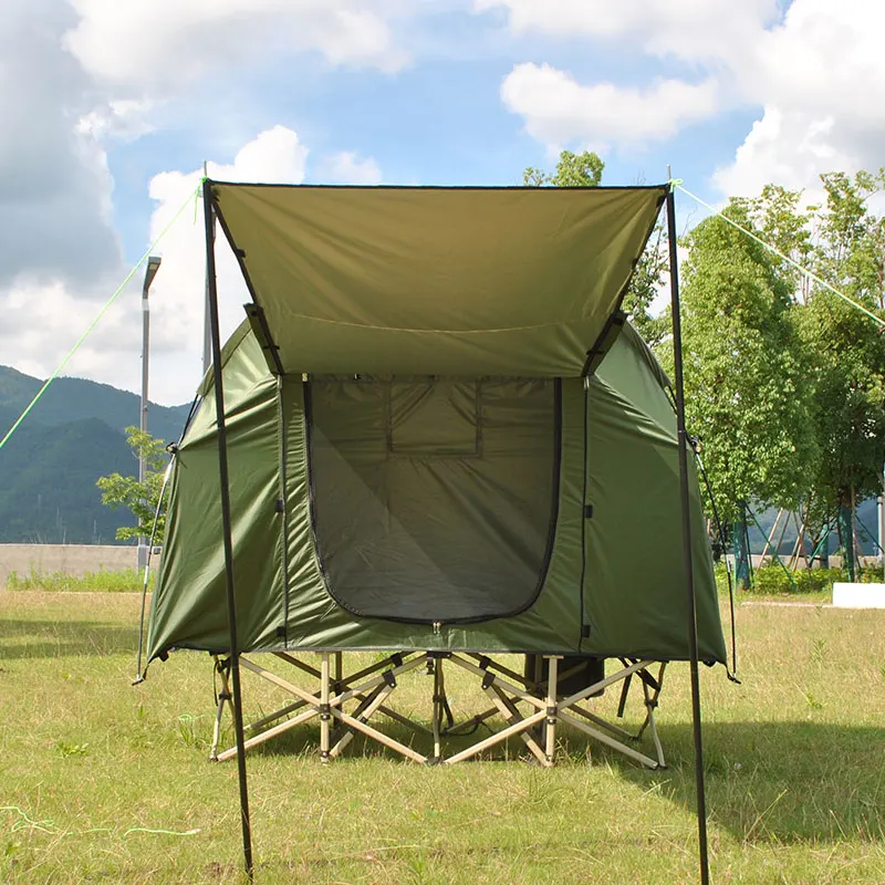 One Person Cot Tent with Extended Awning & 1 Pair of Awning Poles, 1 Room 1 Hall, Anti-Mosquito, BED IS NOT INCLUDED
One Person Cot Tent with Extended Awning & 1 Pair of Awning Poles, 1 Room 1 Hall, Anti-Mosquito, BED IS NOT INCLUDED