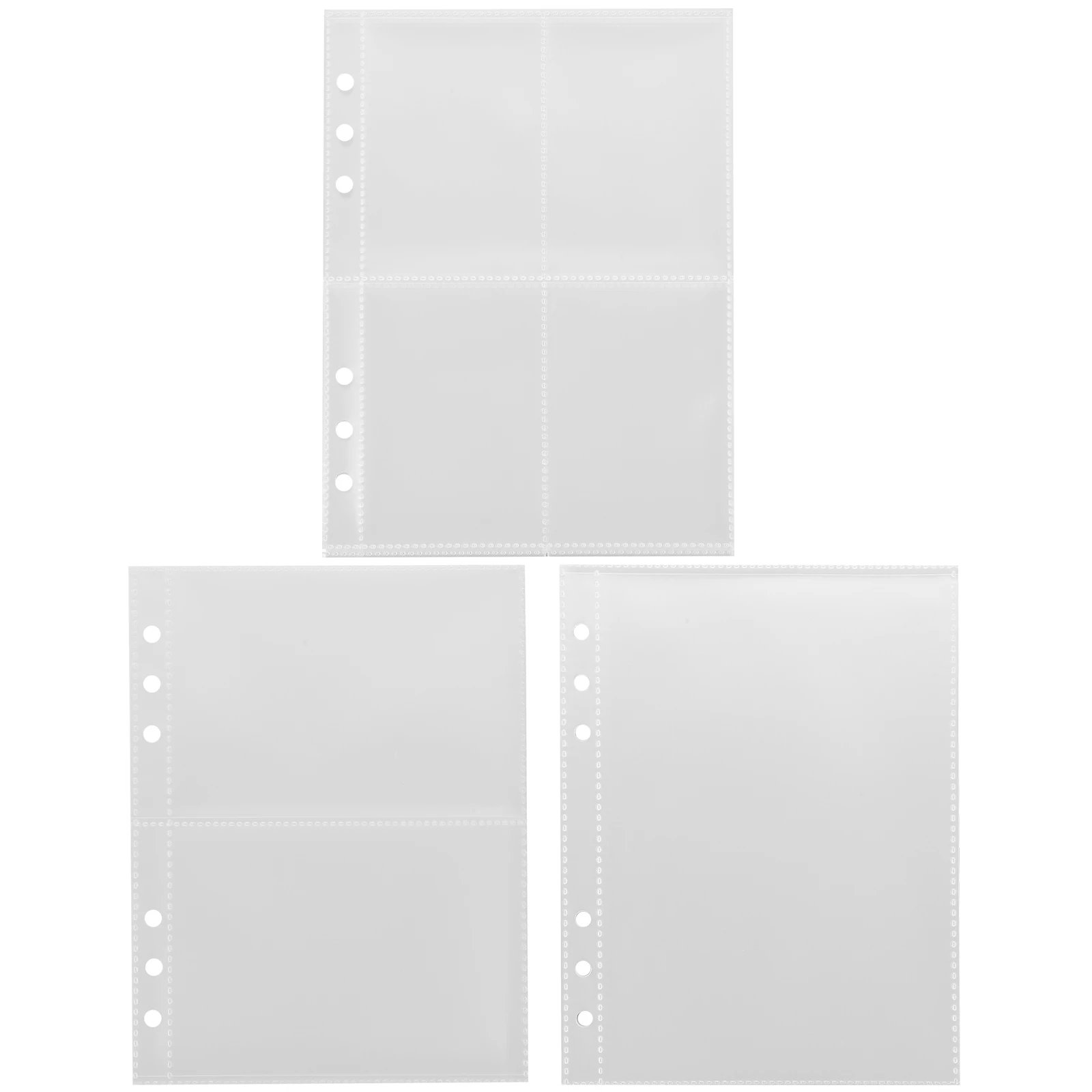 3 Books 6 Holes 10 Pages Single sided 1 4 Grid A5 Loose leaf Card Album Inner Cores Clear Transparent Photo Album Supplies
3 Books 6 Holes 10 Pages Single sided 1 4 Grid A5 Loose leaf Card Album Inner Cores Clear Transparent Photo Album Supplies