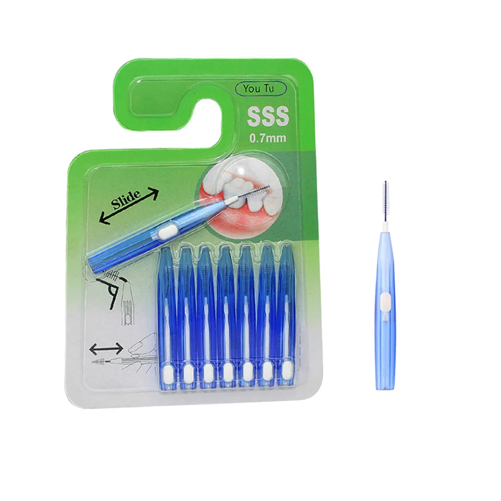 8Pcs Interdental Brush Comfortable Retractable Toothpick Cleaner for Teeth Plaque Removal Care Portable Tooth Cleaning Set
8Pcs Interdental Brush Comfortable Retractable Toothpick Cleaner for Teeth Plaque Removal Care Portable Tooth Cleaning Set