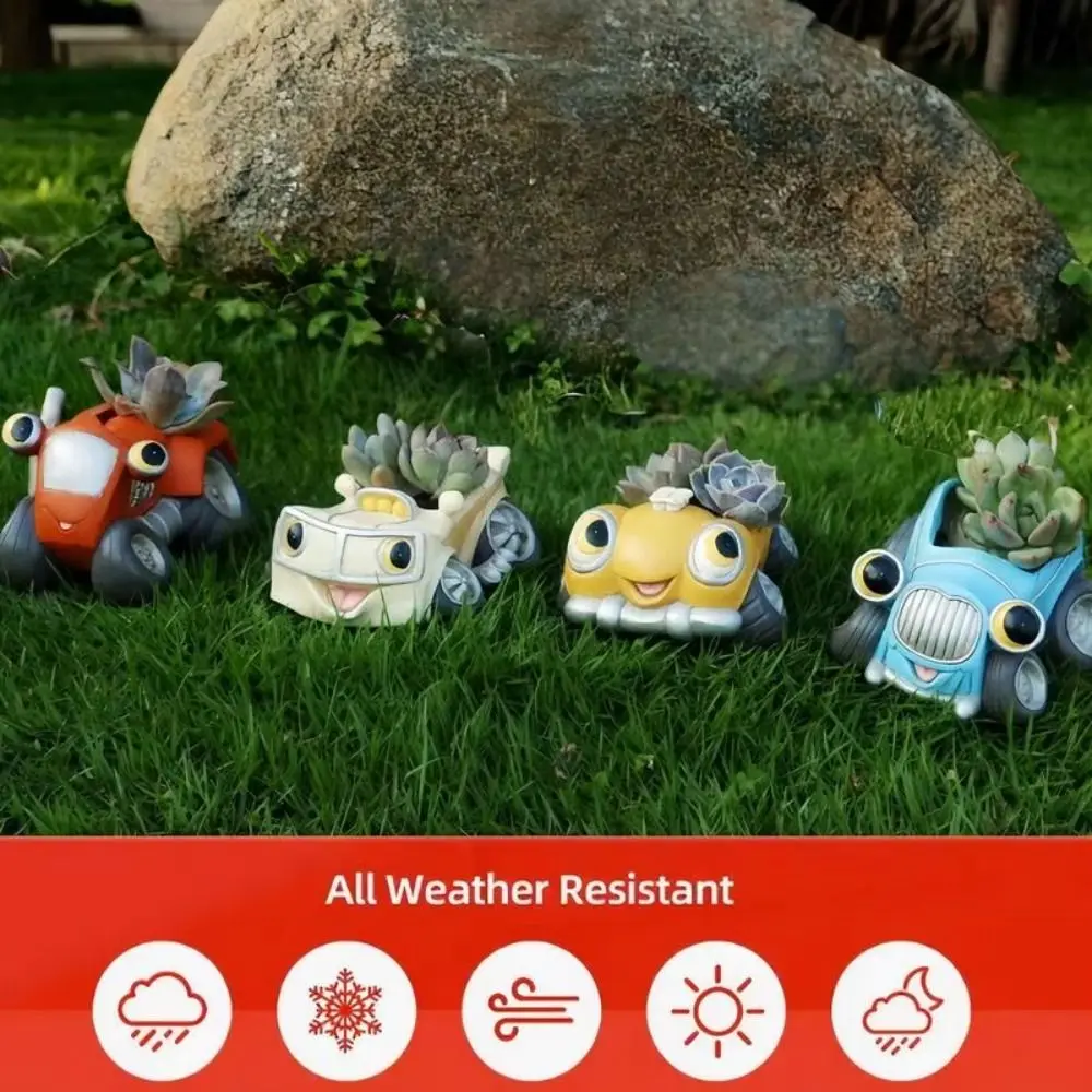 Car Shaped Succulent Flower Pot All Weather Resistant Cacti Cute Succulent Plants Pot Creative Resin Cartoon Car Figurine
Car Shaped Succulent Flower Pot All Weather Resistant Cacti Cute Succulent Plants Pot Creative Resin Cartoon Car Figurine