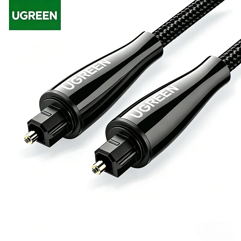 UGREEN Optical Digital Audio Cable SPDIF Toslink Fiber Cord Multi Channel Sound Wire TV DVD Projector Amplifier Home Theater
UGREEN Optical Digital Audio Cable SPDIF Toslink Fiber Cord Multi Channel Sound Wire TV DVD Projector Amplifier Home Theater