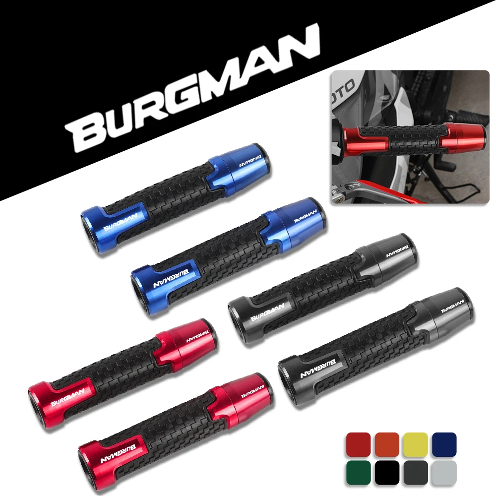For Suzuki Burgman AN 125 250 400 650 7/8 22MM Motorcycle Handlebar Grips Handle Bar Cap End Plugs AN200 AN250 AN400 AN650 Parts
For Suzuki Burgman AN 125 250 400 650 7/8 22MM Motorcycle Handlebar Grips Handle Bar Cap End Plugs AN200 AN250 AN400 AN650 Parts
