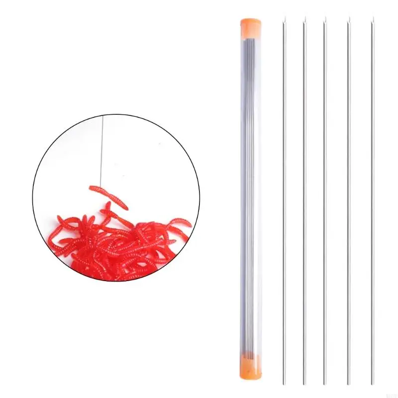 5pcs Baiting Needle Driller Hollow Earthworm Hooking Needle Fishing Accessories Stainless Fishing Rigging Needle W89F
5pcs Baiting Needle Driller Hollow Earthworm Hooking Needle Fishing Accessories Stainless Fishing Rigging Needle W89F