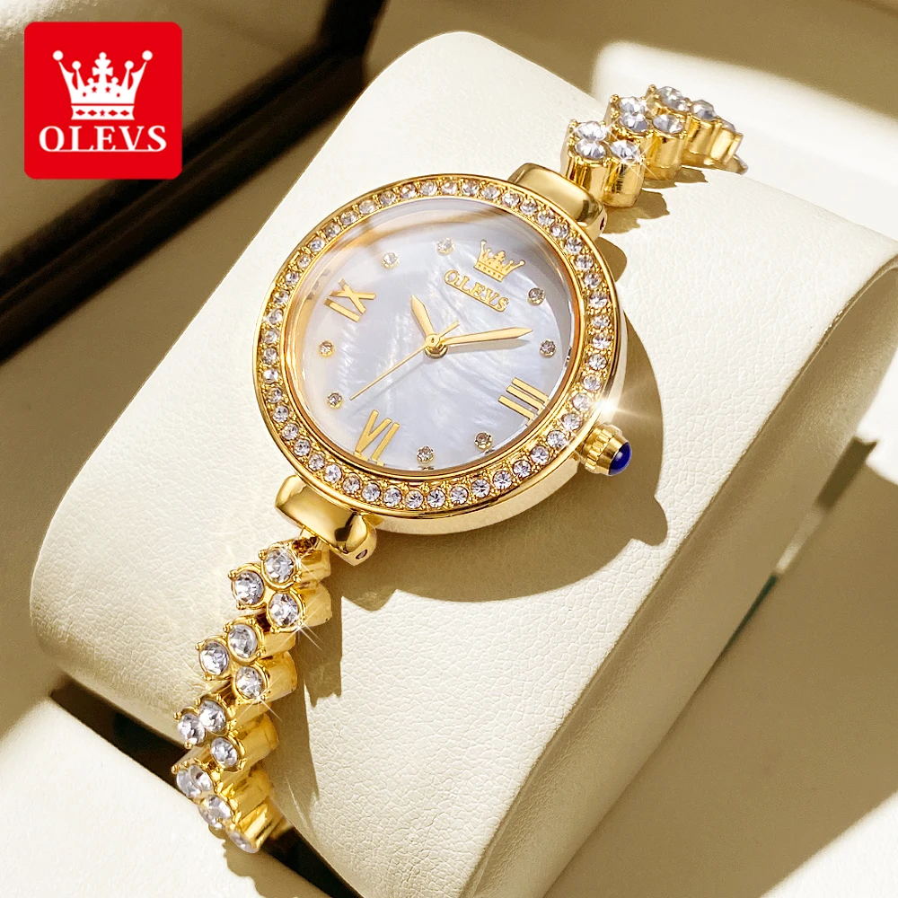 OLEVS Original Luxury jewelry Women's Watch Waterproof stainless steel Quartz Watch Diamond Dress Gold Original Bracelet Watch
OLEVS Original Luxury jewelry Women's Watch Waterproof stainless steel Quartz Watch Diamond Dress Gold Original Bracelet Watch
