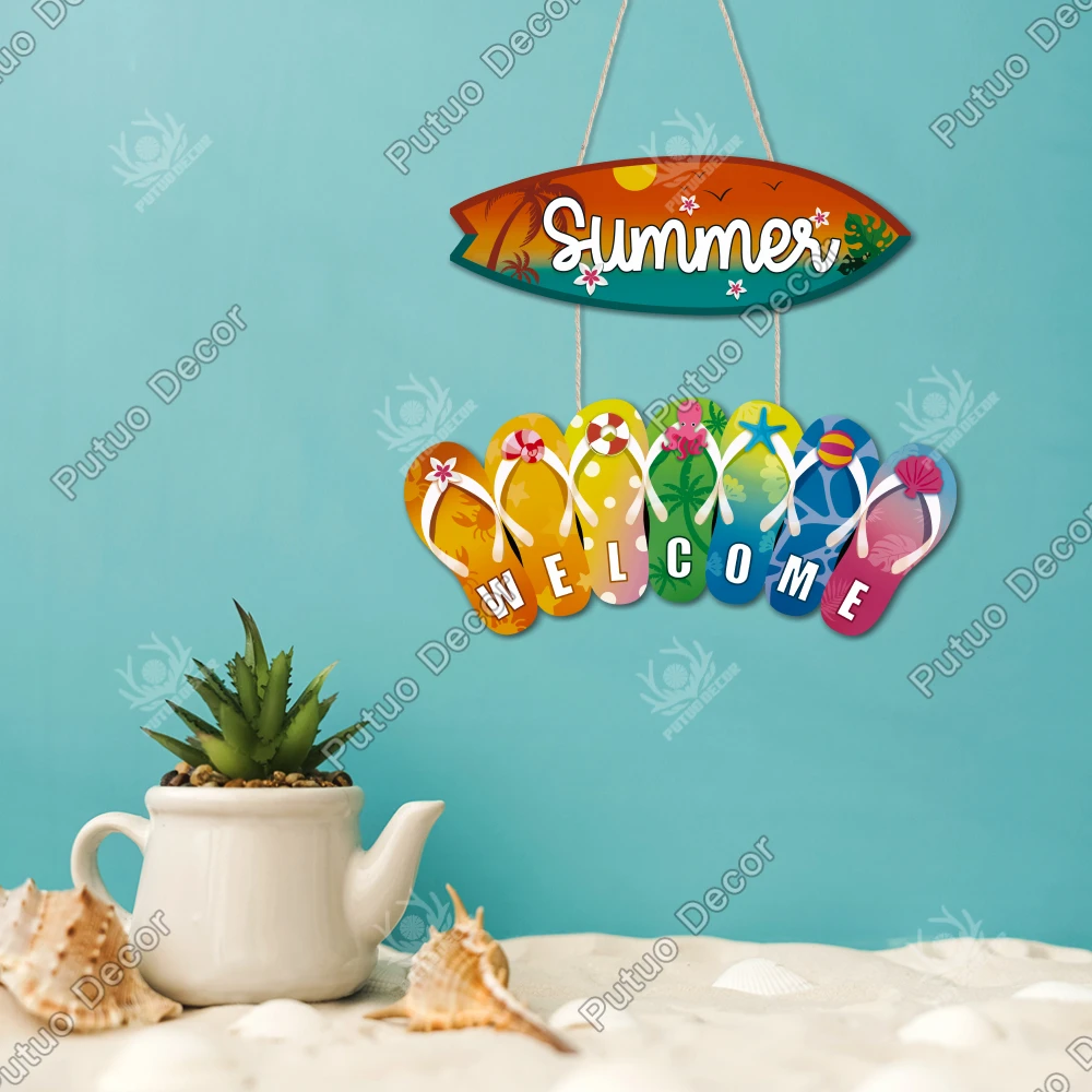 Putuo Decor 1pc Surfboard and slippers, summer welcome, wood hanging sign decoration, home, farmhouse, beach, coffee shop
Putuo Decor 1pc Surfboard and slippers, summer welcome, wood hanging sign decoration, home, farmhouse, beach, coffee shop