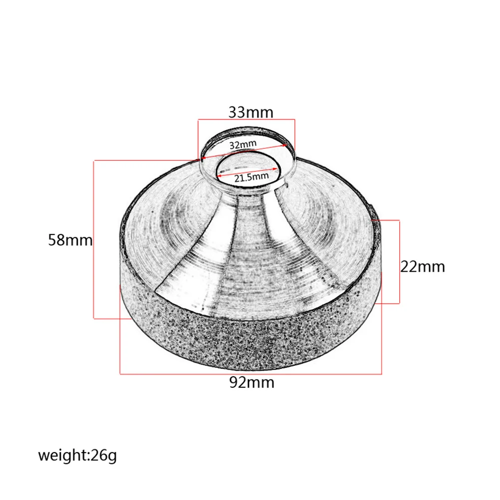 Tenor Saxophone Metal Mute Sound Dampener Outer Diameter 92mm Beige Professional Saxophone Sound Modifier Accessory
Tenor Saxophone Metal Mute Sound Dampener Outer Diameter 92mm Beige Professional Saxophone Sound Modifier Accessory