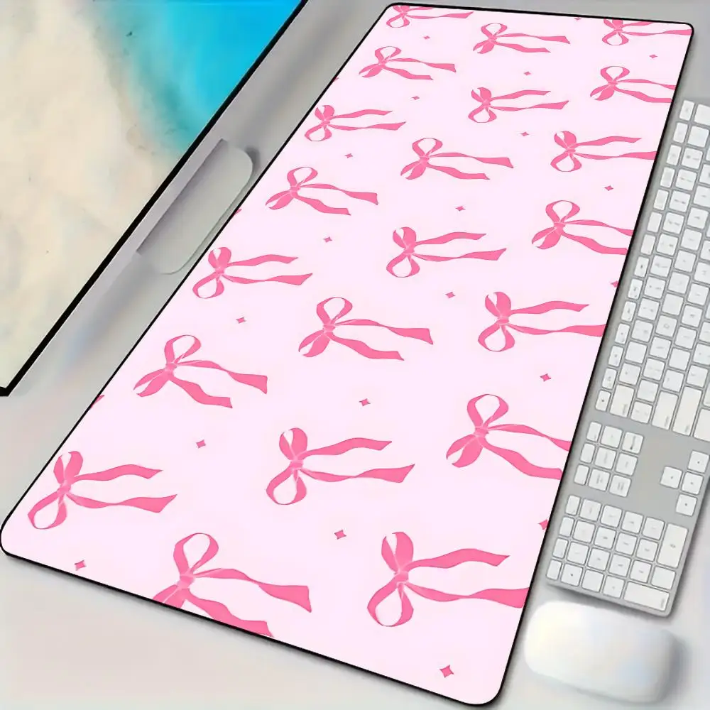 Pink bow pattern Mouse Pad Desk Mat with Stitched Edge non-Slip rubber base pc accessories Gaming mat mouse pads kawaii maus pad
Pink bow pattern Mouse Pad Desk Mat with Stitched Edge non-Slip rubber base pc accessories Gaming mat mouse pads kawaii maus pad