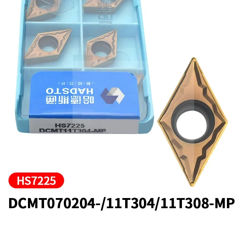 10 шт. твердосплавных токарных пластины HADSTO DCMT070204-MP, DCMT11T304-MP, DCMT11T308-MP HS7225 для инструментов с ЧПУ по нержавеющей стали
10 шт. твердосплавных токарных пластины HADSTO DCMT070204-MP, DCMT11T304-MP, DCMT11T308-MP HS7225 для инструментов с ЧПУ по нержавеющей стали