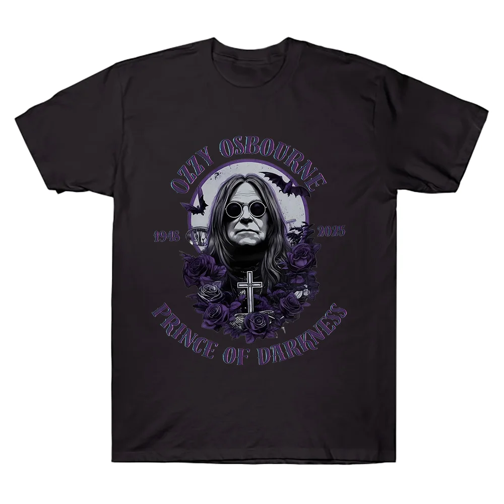 Rip Ozzy Osbourne T-Shirt in Memory of 1948-2025 Shirt Ozzy Osbourne Graphic Tee Gothic Rock Fan Gift Summer Cotton Clothes Tops
Rip Ozzy Osbourne T-Shirt in Memory of 1948-2025 Shirt Ozzy Osbourne Graphic Tee Gothic Rock Fan Gift Summer Cotton Clothes Tops