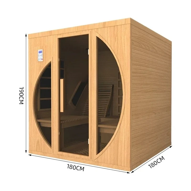 A17 Double recliner sweat room Far infrared tourmaline light wave room Single dry steam sauna room
A17 Double recliner sweat room Far infrared tourmaline light wave room Single dry steam sauna room