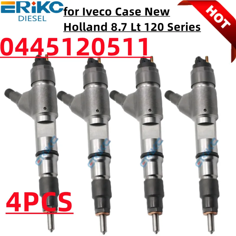 ERIKC 0445120511 Diesel Injector Fuel Injector 0445 120 511 for diesel engine Iveco Case New Holland 8.7 Lt 120 Series
ERIKC 0445120511 Diesel Injector Fuel Injector 0445 120 511 for diesel engine Iveco Case New Holland 8.7 Lt 120 Series