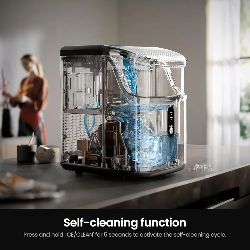 US Shipping Nugget Ice Maker Countertop Portable Ice Machine 35lbs Per Day Self Cleaning One Click Operation for Home
US Shipping Nugget Ice Maker Countertop Portable Ice Machine 35lbs Per Day Self Cleaning One Click Operation for Home