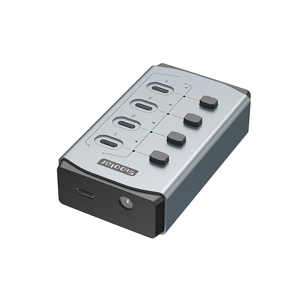 FS806 Aluminium Usb3.0 Hub 5Gbps High Speed DC9-24V 4 PORTS USB3.0 HUB with On/off Switch
FS806 Aluminium Usb3.0 Hub 5Gbps High Speed DC9-24V 4 PORTS USB3.0 HUB with On/off Switch