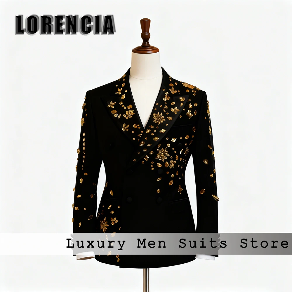 Элегантные ювелирные костюмы для мужчин, комплект из 2 предметов, двубортный смокинг, наряд для свадебной вечеринки, пиджак, брюки по индивидуальному заказу, костюмы для мужчин
Элегантные ювелирные костюмы для мужчин, комплект из 2 предметов, двубортный смокинг, наряд для свадебной вечеринки, пиджак, брюки по индивидуальному заказу, костюмы для мужчин