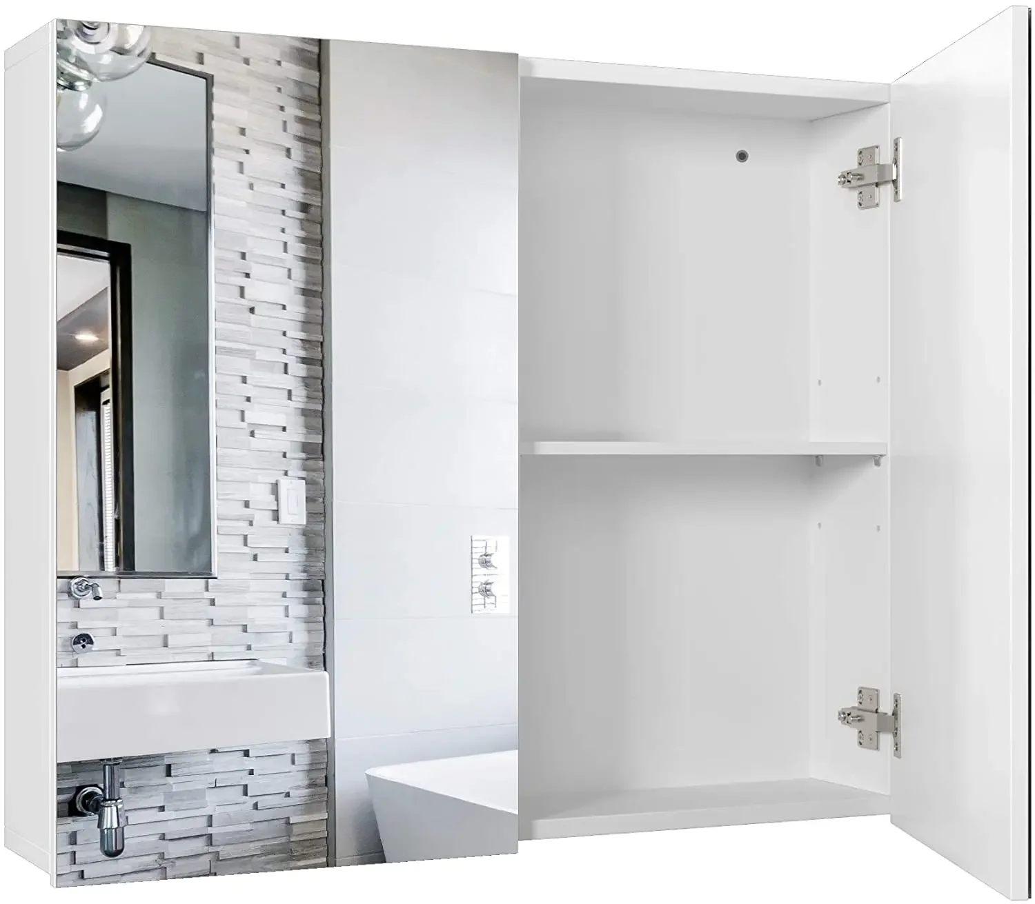 Mirror Cabinet Bathroom Mirror Hanging Cabinet Wall Mirror Bathroom 70x15x60cm Vanity
Mirror Cabinet Bathroom Mirror Hanging Cabinet Wall Mirror Bathroom 70x15x60cm Vanity