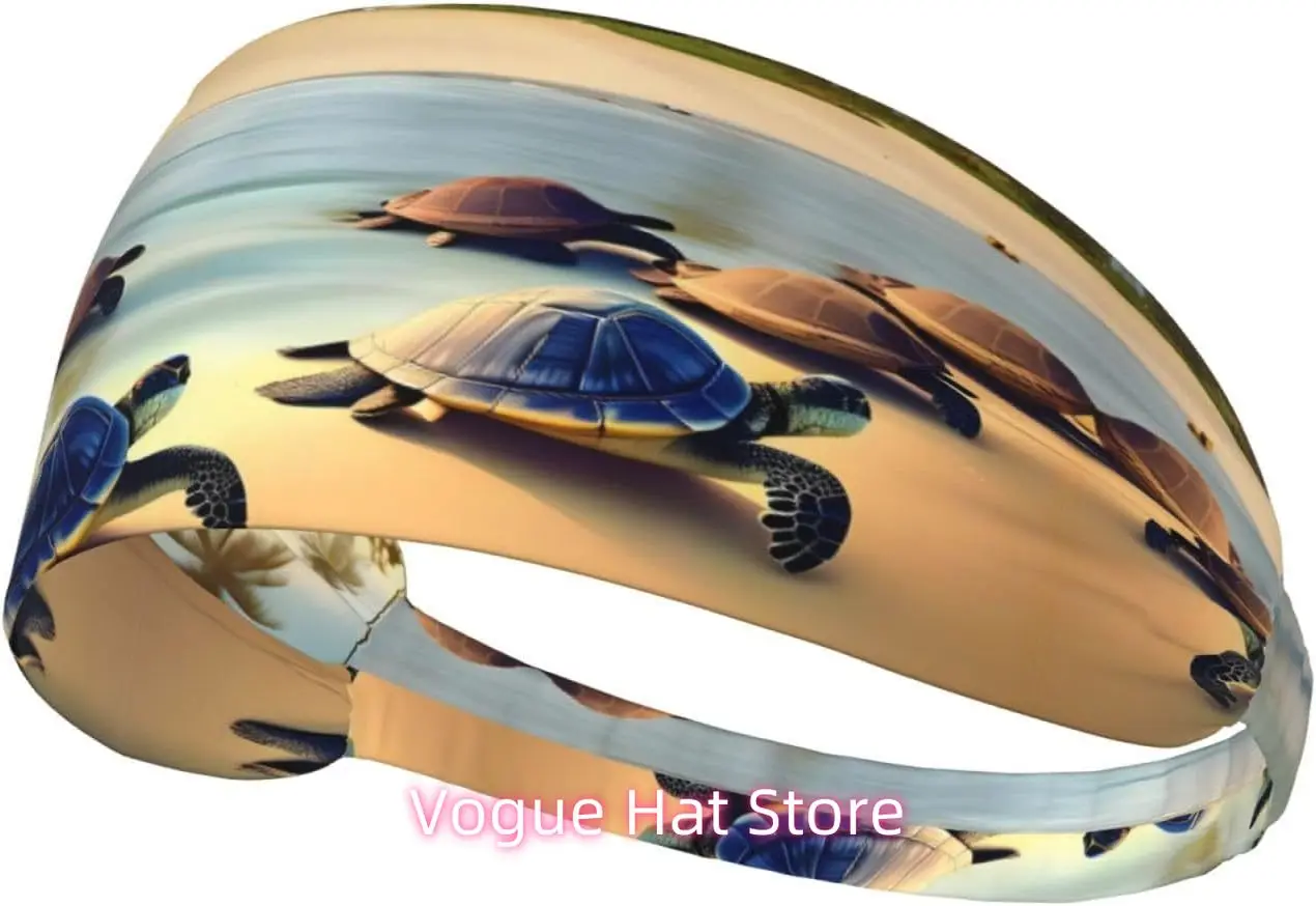 Elastic Exercise Headband, Outdoor Sports Elastic Headband, Fitness, Yoga, Running, Cycling Turtles on The Beach Pattern
Elastic Exercise Headband, Outdoor Sports Elastic Headband, Fitness, Yoga, Running, Cycling Turtles on The Beach Pattern
