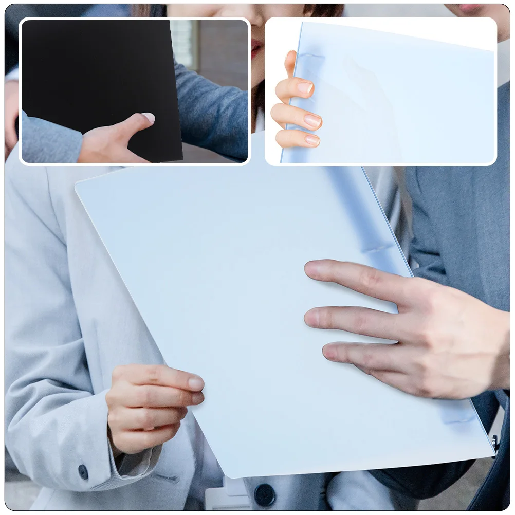 2pcs A4 Plastic File Blinder Folder Office School Business Conference Lightweight Storage Exam Paper Document Folder
2pcs A4 Plastic File Blinder Folder Office School Business Conference Lightweight Storage Exam Paper Document Folder