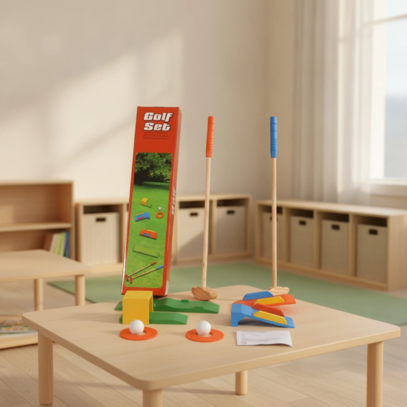 Mini Golf Set with Obstacles Indoor Wooden Mini Golf Set Imaginative Creative for Children, Playroom, Backyard
Mini Golf Set with Obstacles Indoor Wooden Mini Golf Set Imaginative Creative for Children, Playroom, Backyard