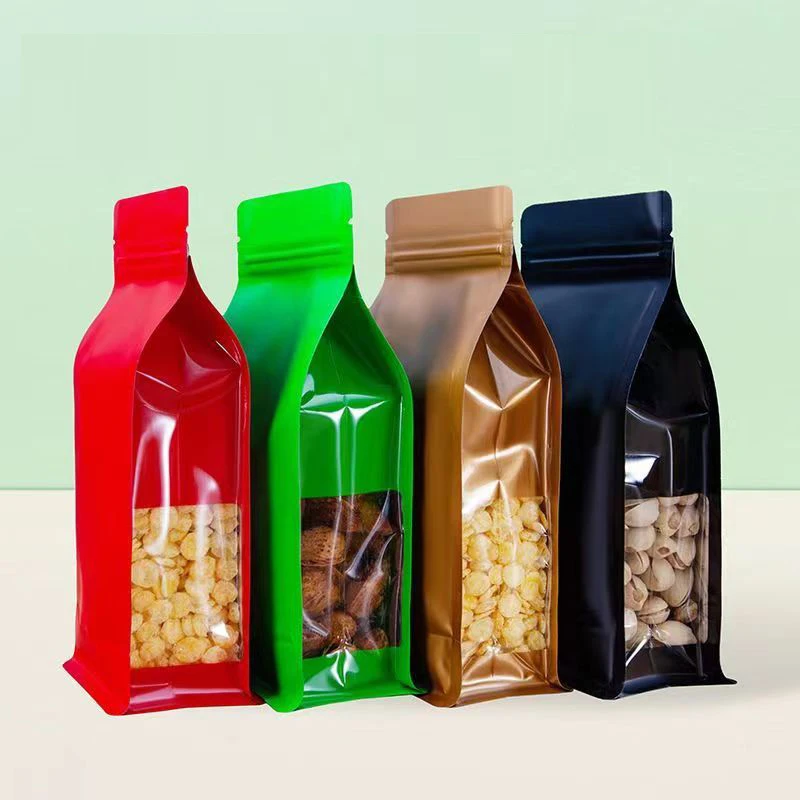 50pcs Side Window Package Aluminum Foil Zip Lock Bag Heat Sealing Coffee Bean Snack Tea Nut Cereal Food Stand Up Storage Pouches
50pcs Side Window Package Aluminum Foil Zip Lock Bag Heat Sealing Coffee Bean Snack Tea Nut Cereal Food Stand Up Storage Pouches