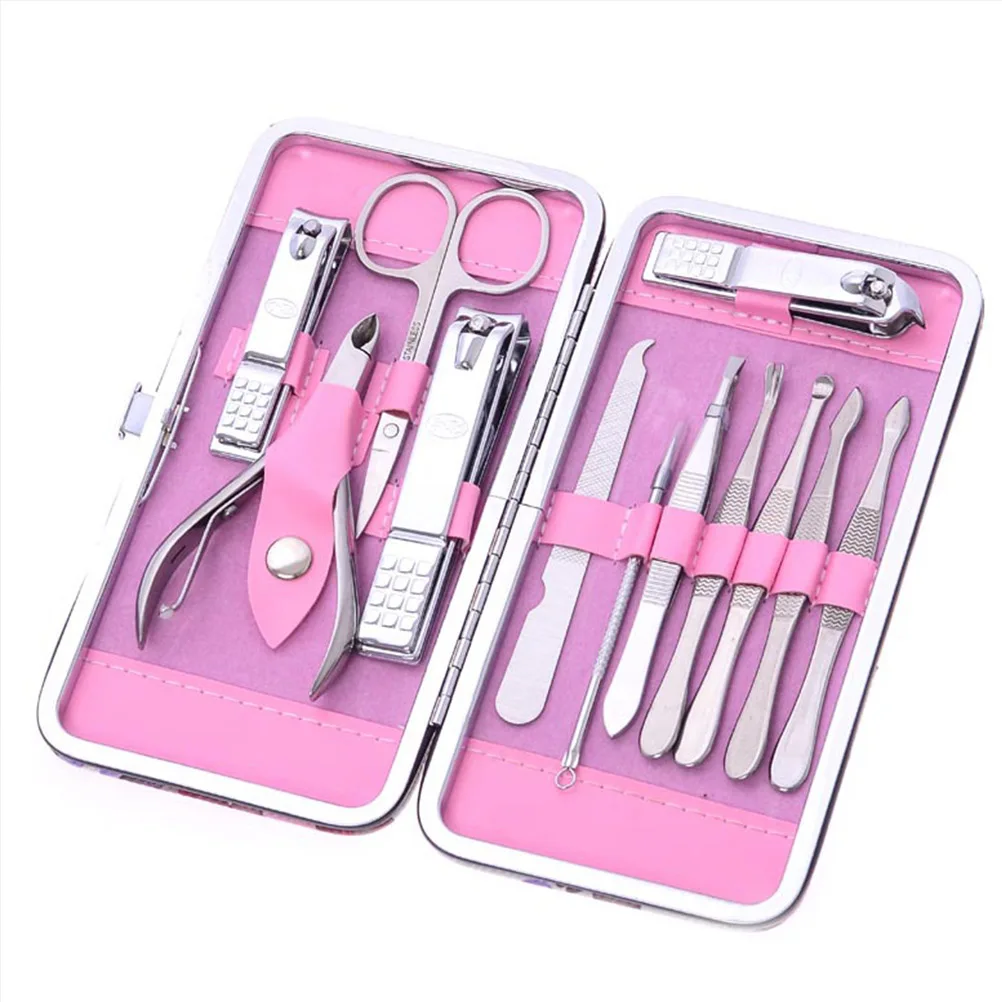 12pcs Stainless Steel Nail Clipper Set Manicure Pedicure Tools Cuticle Trimmer Nail File Storage Box For Women Men Travel
12pcs Stainless Steel Nail Clipper Set Manicure Pedicure Tools Cuticle Trimmer Nail File Storage Box For Women Men Travel