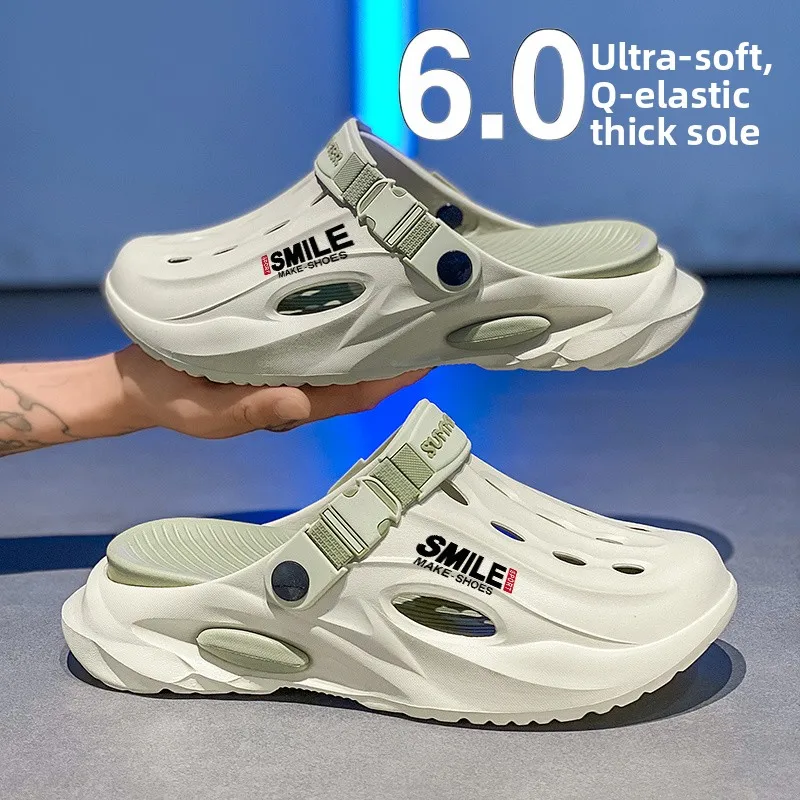 Flowllorss Men's Summer Outdoor Sports Thick Bottom Breathable Slip-On Slippers Anti-Slip Comfortable EVA Beach Sandals
Flowllorss Men's Summer Outdoor Sports Thick Bottom Breathable Slip-On Slippers Anti-Slip Comfortable EVA Beach Sandals