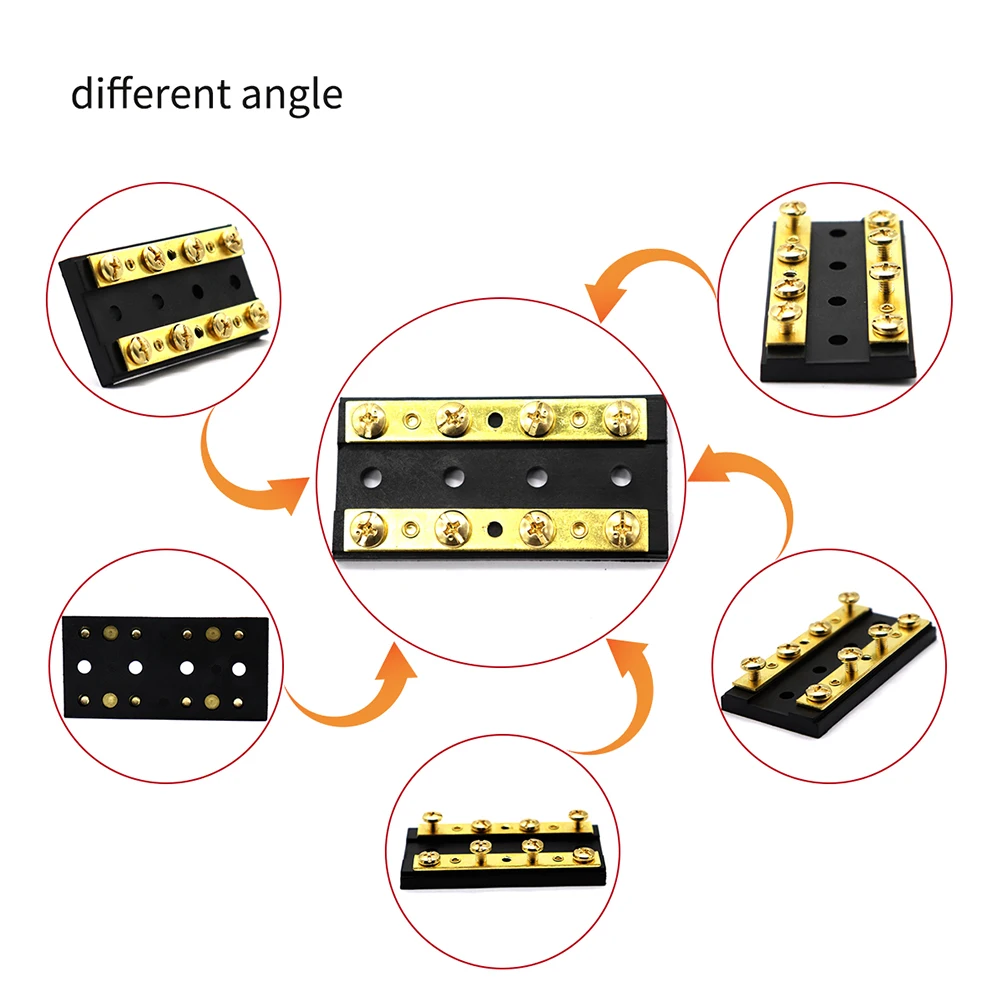 High Current Dual Bus Bar 60A Car Boat Power Distribution Block Glass Fiber Nylon Base Enclosure Wiring Configurations
High Current Dual Bus Bar 60A Car Boat Power Distribution Block Glass Fiber Nylon Base Enclosure Wiring Configurations