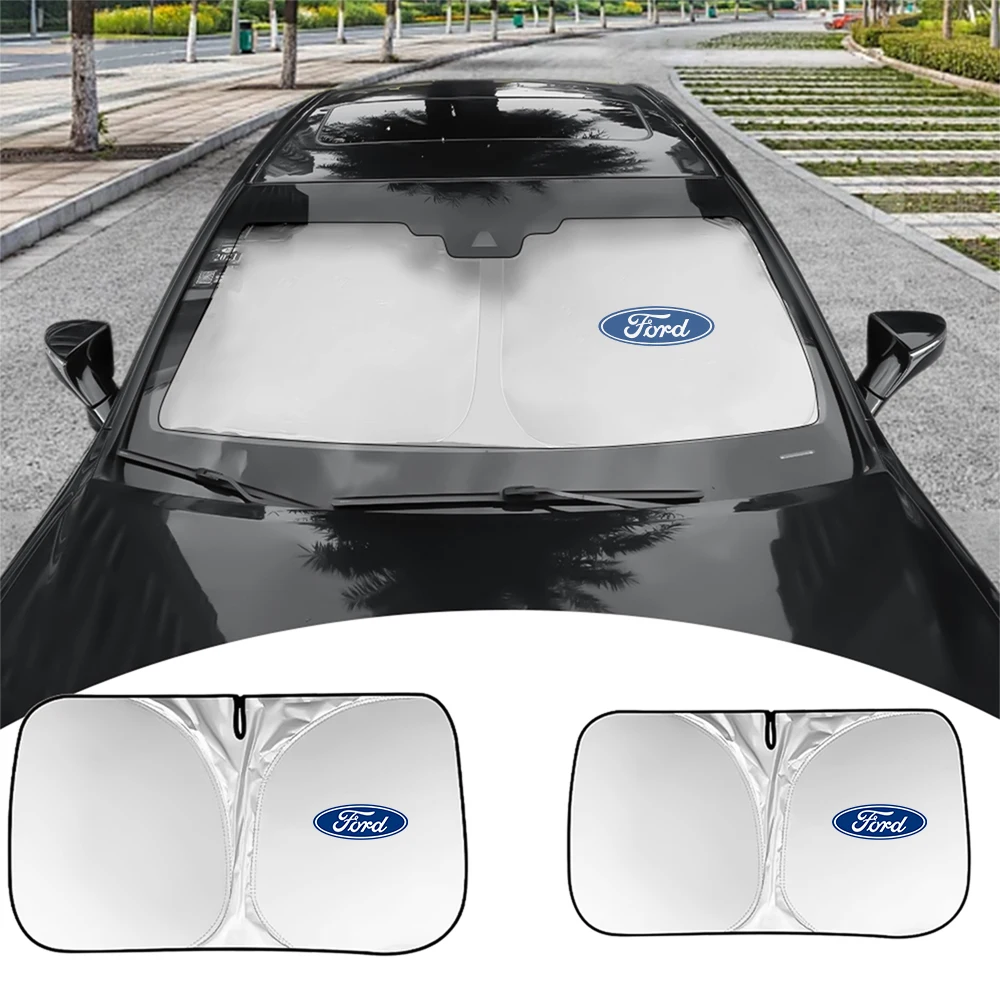 Car Windshield Sun Shade Cover UV Protection Sunshade Auto Accessories For Ford Ranger Mustang Kuga Mondeo Explorer ST-Line MK2
Car Windshield Sun Shade Cover UV Protection Sunshade Auto Accessories For Ford Ranger Mustang Kuga Mondeo Explorer ST-Line MK2