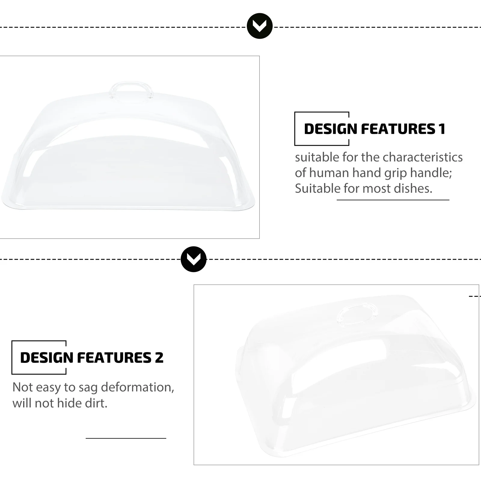 Transparent Food Reusable Handle Fresh Keeping Lid Dessert Protection Transparent Plastic Cake Heat Preserving Dish 
Transparent Food Reusable Handle Fresh Keeping Lid Dessert Protection Transparent Plastic Cake Heat Preserving Dish
